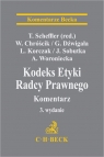 Kodeks Etyki Radcy Prawnego Komentarz Tomasz Scheffler