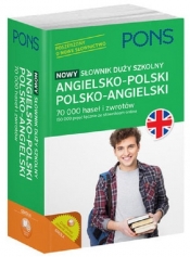 Nowy słownik szkolny Duży angielsko-polski polsko-angielski (Uszkodzona okładka)