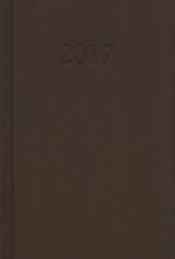 Kalendarz 2017 KKB-6D B6 dzienny jasny brąz