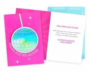 Karnet B6 Uniwersalny kula disco