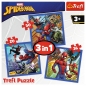 Trefl, Puzzle 3w1: Spider-Man Pajęcza siła (34841)