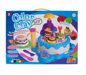 Masa plastyczna z akcesoriami Tort