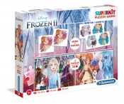Clementoni, Puzzle SuperKit 2x30: Frozen 2 + Memo + Domino (20241)