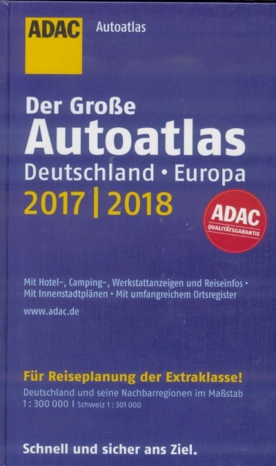 AutoAtlas ADAC. Deutschland, Europa 2017/2018