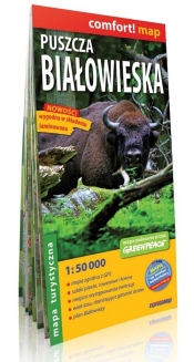 Puszcza Białowieska Mapa turystyczna laminowana 1:50 000