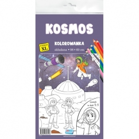 Kolorowanka XL. Kosmos - Opracowanie zbiorowe