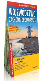 Województwo zachodniopomorskie comfort! map laminowana mapa samochodowo-turystyczna