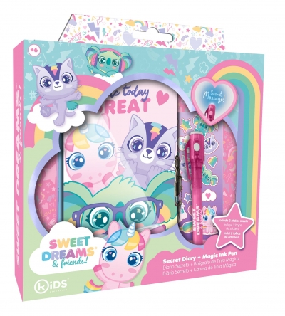 Pamiętnik z magicznym długopisem Sweet Dreams Jednorżce KL11632