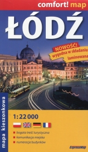 Łódź mapa kieszonkowa 1:22 000