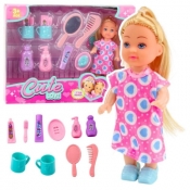 Mini laleczka z akcesoriami do pielęgnacji
