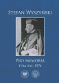 Pro memoria T.21 1974 - Stefan Wyszyński