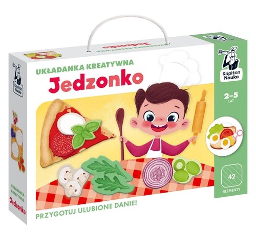 Jedzonko Układanka kreatywna Kapitan Nauka