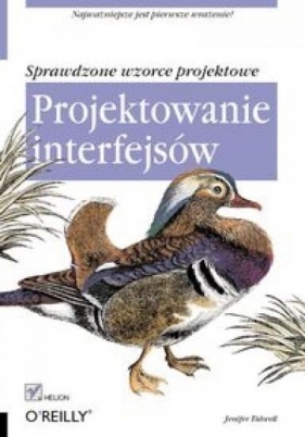 Projektowanie interfejsów Sprawdzone wzorce projektowe - Tidwell Jenifer