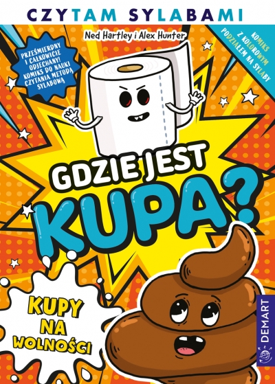 <img src='https://webimage.pl/pics/416/9/d9788379129416.jpg' style='height:440px' /> Gdzie jest kupa? Kupy na wolności. Komiks. Czytam sylabami
