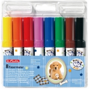 Flamastry Herlitz, 8 kolorów - Pretty Pets (8651416)