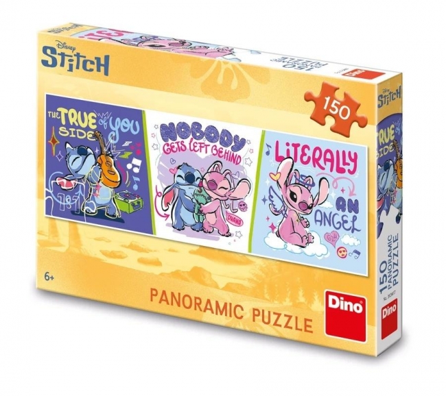 Puzzle panoramiczne Disney Stitch Relaks 150el