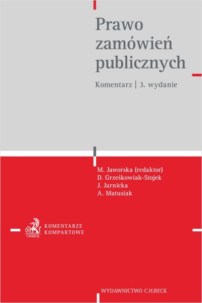 Prawo zamówień publicznych. Komentarz wyd. 3