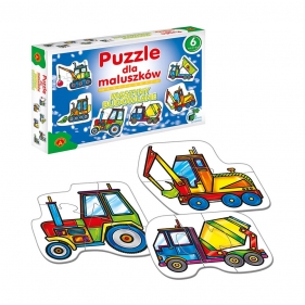 Puzzle dla maluszków: Maszyny budowlane (0541)