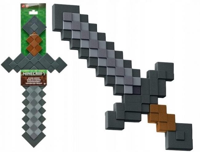 <img src='https://webimage.pl/pics/417/6/d0194735276417.jpg' style='height:440px' /> Minecraft Stone Sword Miecz pikselowy