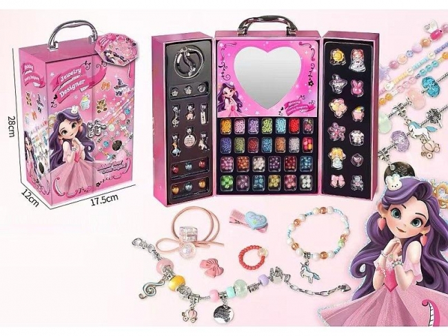 Zestaw do tworzenia bransoletek z kuferkiem