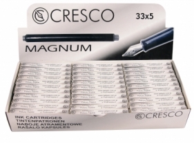 Naboje do pióra Cresco 5szt MAGNUM czarne (080036)