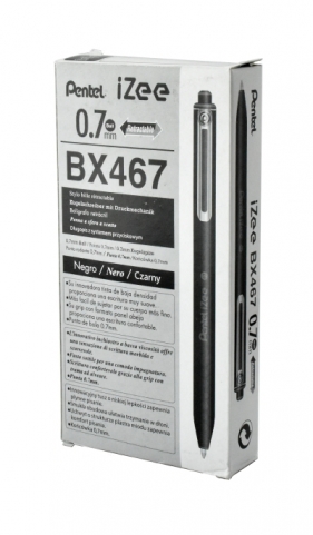 Paczka Długopis 0,7 mm BX467 czarny 12 szt.