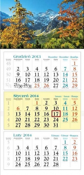Kalendarz 2014 Szczyty - <br />