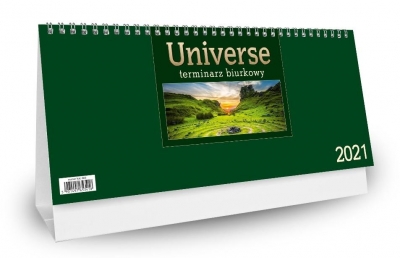 Kalendarz 2021 Biurkowy Universe - zielony CRUX praca zbiorowa