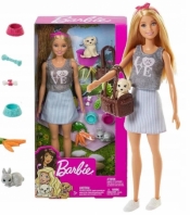 Barbie Lalka ze zwierzątkami FPR48
