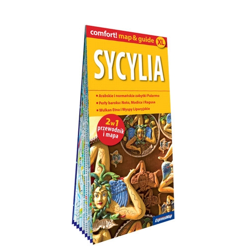 Sycylia laminowany map&guide 2w1 przewodnik i mapa)