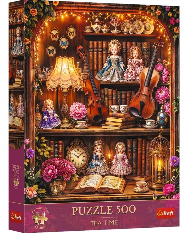 Puzzle 500 Wiktoriańska biblioteczka TREFL