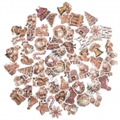 Naklejki winylowe Boże Narodzenie 4-6cm 64szt