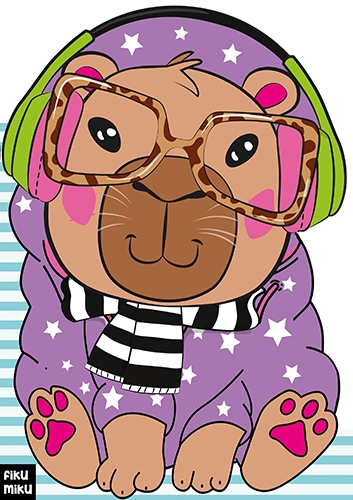 <img src='https://webimage.pl/pics/418/7/d9788368417418.jpg' style='height:440px' /> Kapibara. Wykrojnik