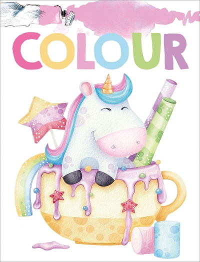 Colour. Koloruję obrazki Jednorożec