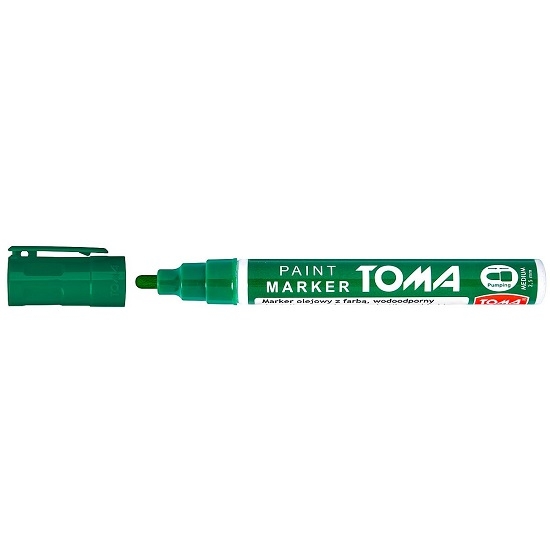 Marker olejny Toma 2,5 mm - zielony (TO-44042)
