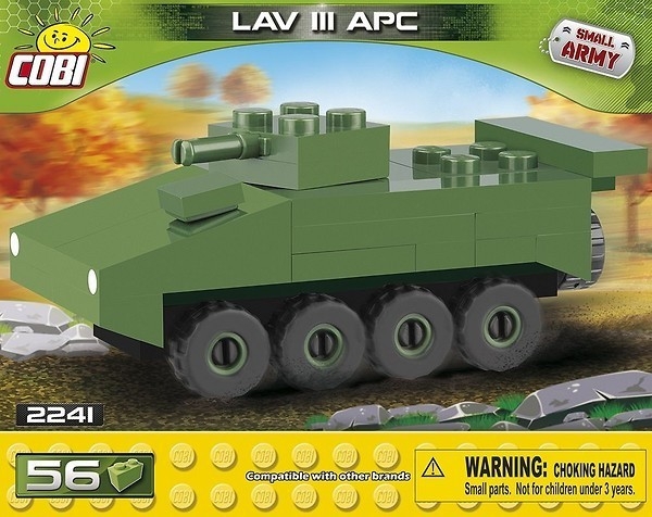Armia 56 elementów LAV III APC Nano (2241)