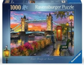 Ravensburger, Puzzle 1000: Zachód nad Tower Bridge (12000041)