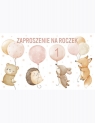 Zaproszenie Z 160x95 Urodziny Roczek zest. 60085 Dziecięce - Baby, Dziecięce,