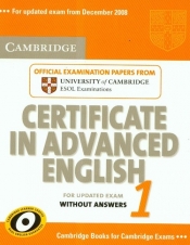 Cambridge certificate in advanced english 1 - <br />