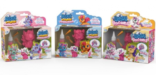 Brudaski w kąpieli Jednorożce - Muffinka