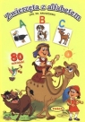 Zwierzęta z alfabetem 80 naklejek