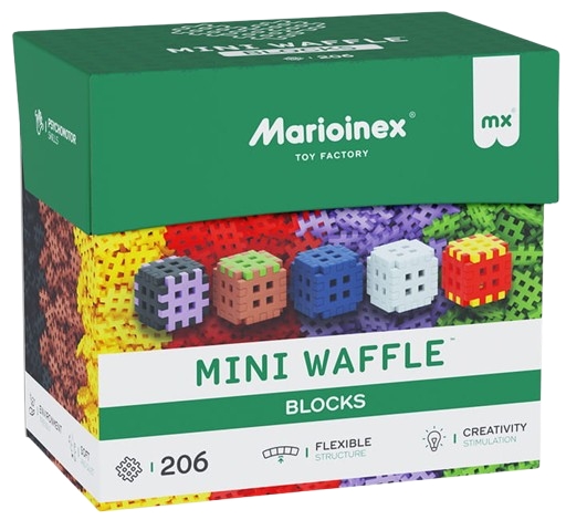 Mini Waffle - Blocks, 206 elementów