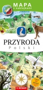 Mapa z naklejkami "Przyroda Polski" - Wojciech Chełchowski, Bogusława Karlicka, Ewa Lodzińska