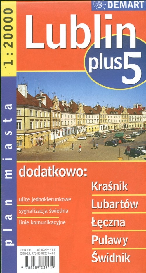 Lublin plus 5 1:20 000 plan miasta