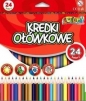 Kredki ołówkowe trójkątne Penmate Premium 24 kolory (TT77597)