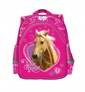 Plecak szkolno-wycieczkowy Ma Belle Cheval różowy