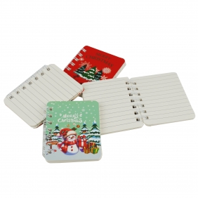 Świąteczny kołonotatnik A7, 80 kartek, 1 szt.