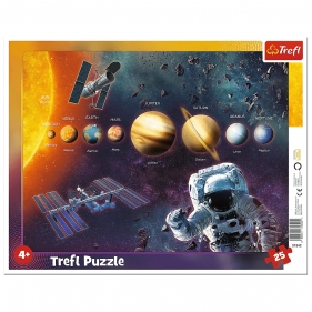 Trefl, Puzzle ramkowe 25: Układ Słoneczny (31342)
