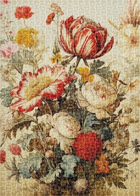 Interdruk, Puzzle 1000: Flowers 6 - Vintage Bouquet