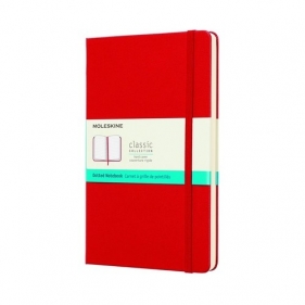 Notes Moleskine Classic L, kropki, scarlet red